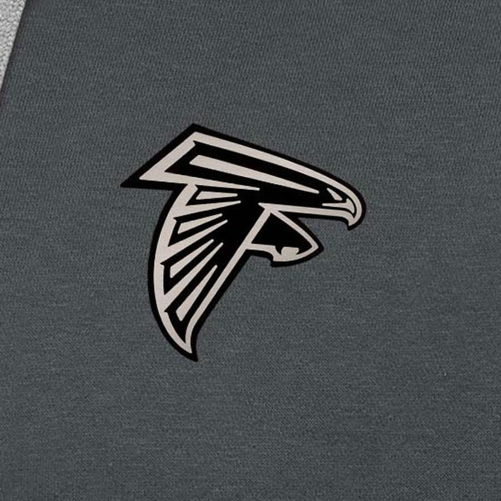 Atlanta Falcons Antigua Brushed Carbon Victory Pullover Hoodie Charcoal