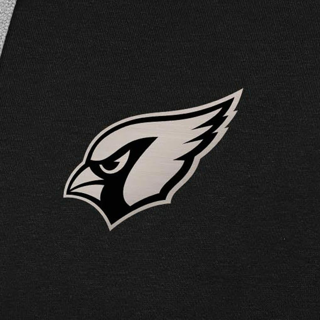 Arizona Cardinals Antigua Brushed Carbon Victory Pullover Hoodie Black
