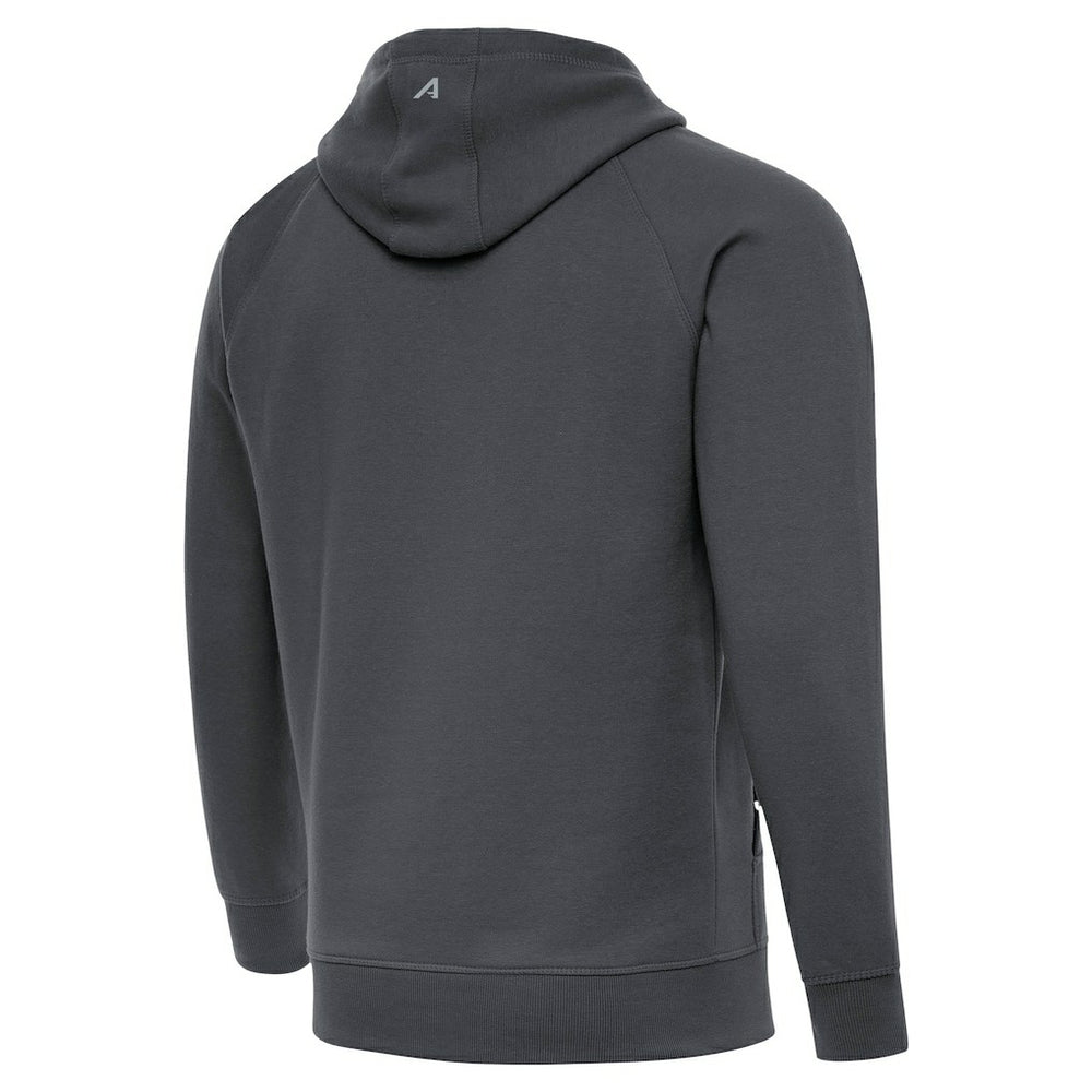 Arizona Cardinals Antigua Brushed Carbon Victory Pullover Hoodie Charcoal