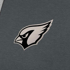 Arizona Cardinals Antigua Brushed Carbon Victory Pullover Hoodie Charcoal