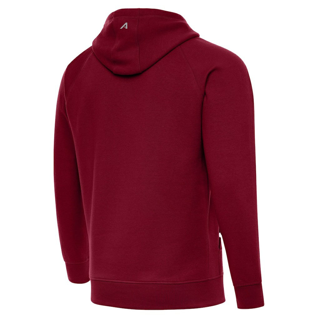 Arizona Cardinals Antigua Brushed Carbon Victory Pullover Hoodie Cardinal