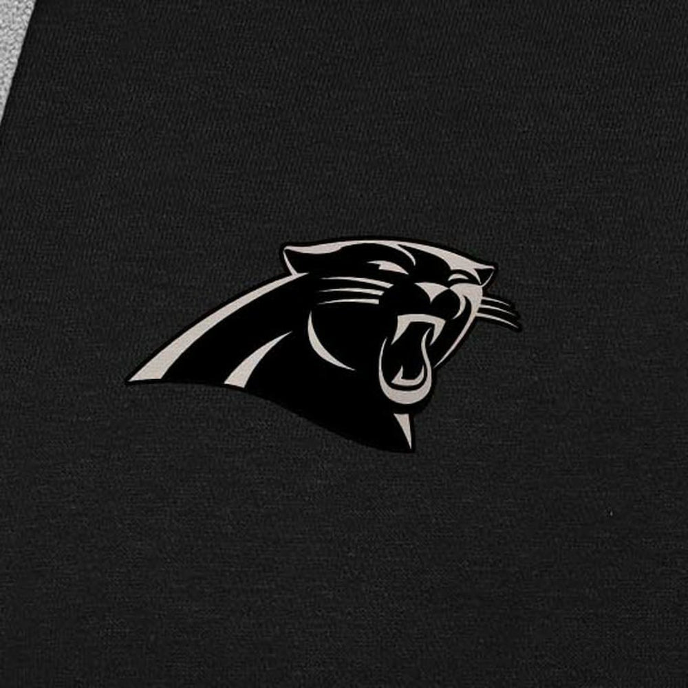 Carolina Panthers Antigua Brushed Carbon Victory Pullover Hoodie Black