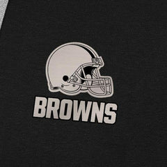 Cleveland Browns Antigua Brushed Carbon Victory Pullover Hoodie Black