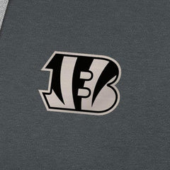 Cincinnati Bengals Antigua Brushed Carbon Victory Pullover Hoodie Charcoal