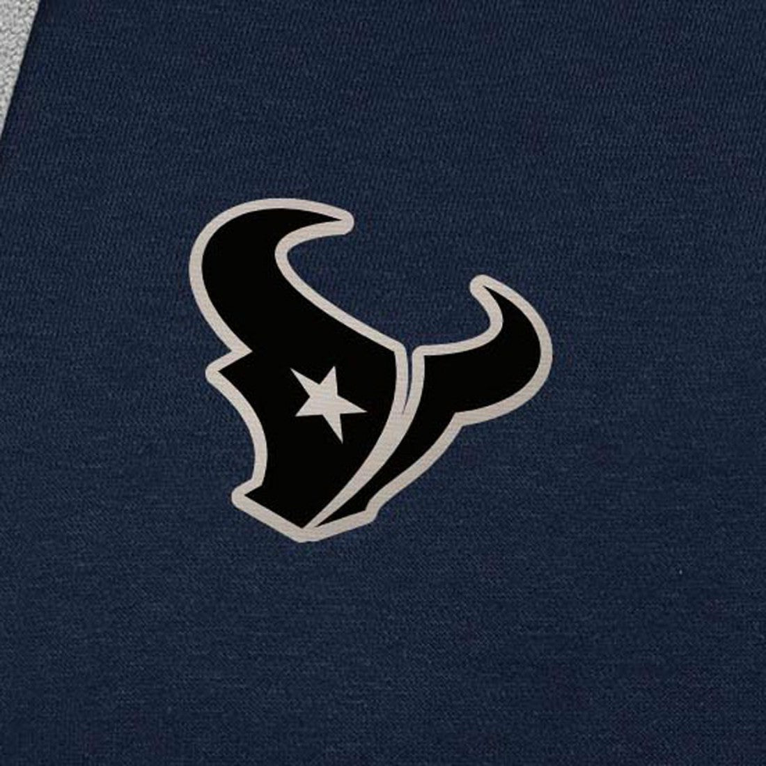 Houston Texans Antigua Brushed Carbon Victory Pullover Hoodie Navy