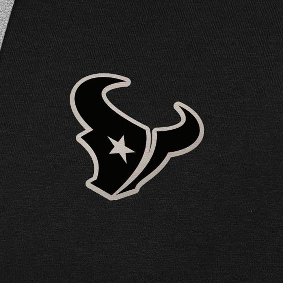 Houston Texans Antigua Brushed Carbon Victory Pullover Hoodie Black