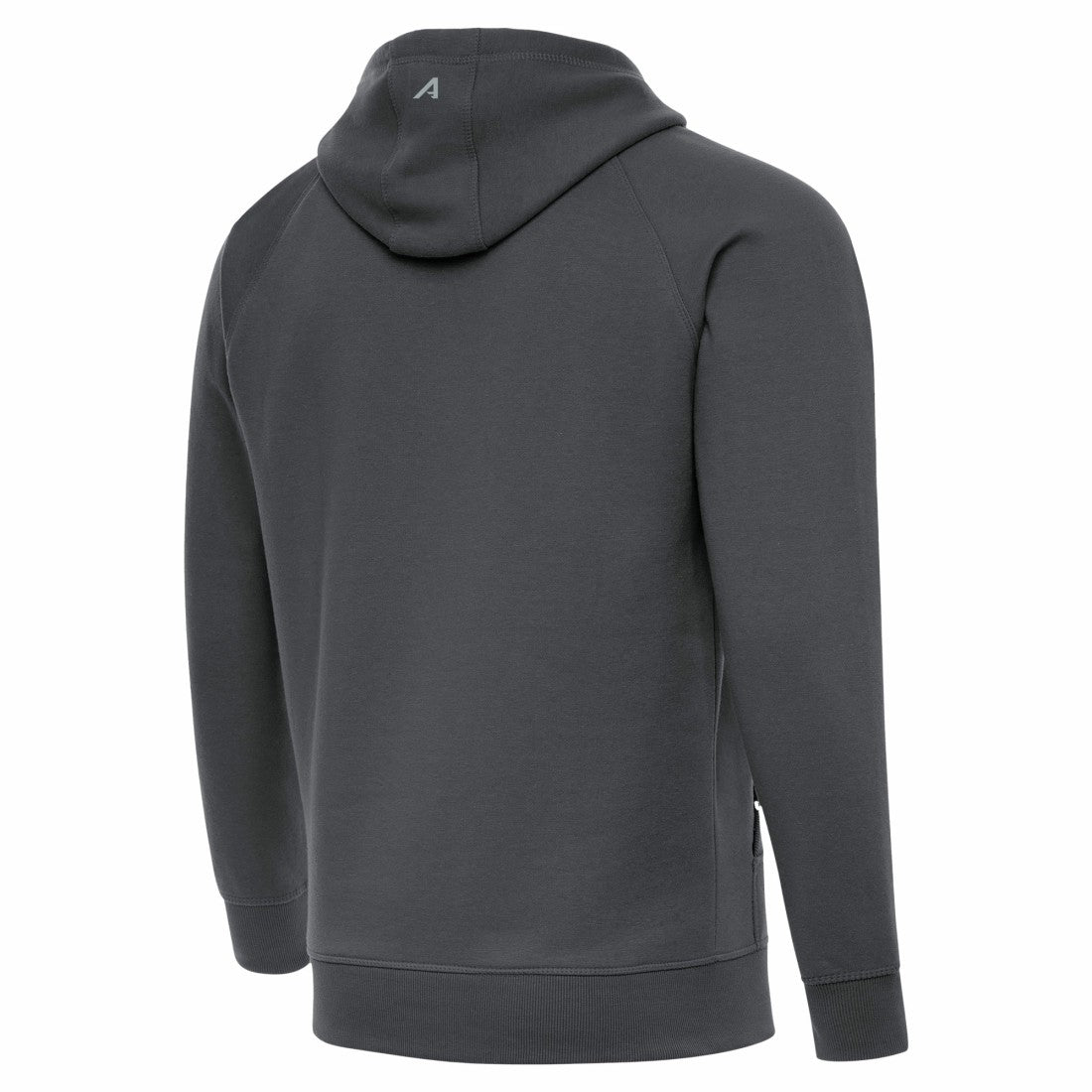 Detroit Lions Antigua Brushed Carbon Victory Pullover Hoodie Charcoal