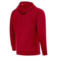 Kansas City Chiefs Antigua Brushed Carbon Victory Pullover Hoodie Red