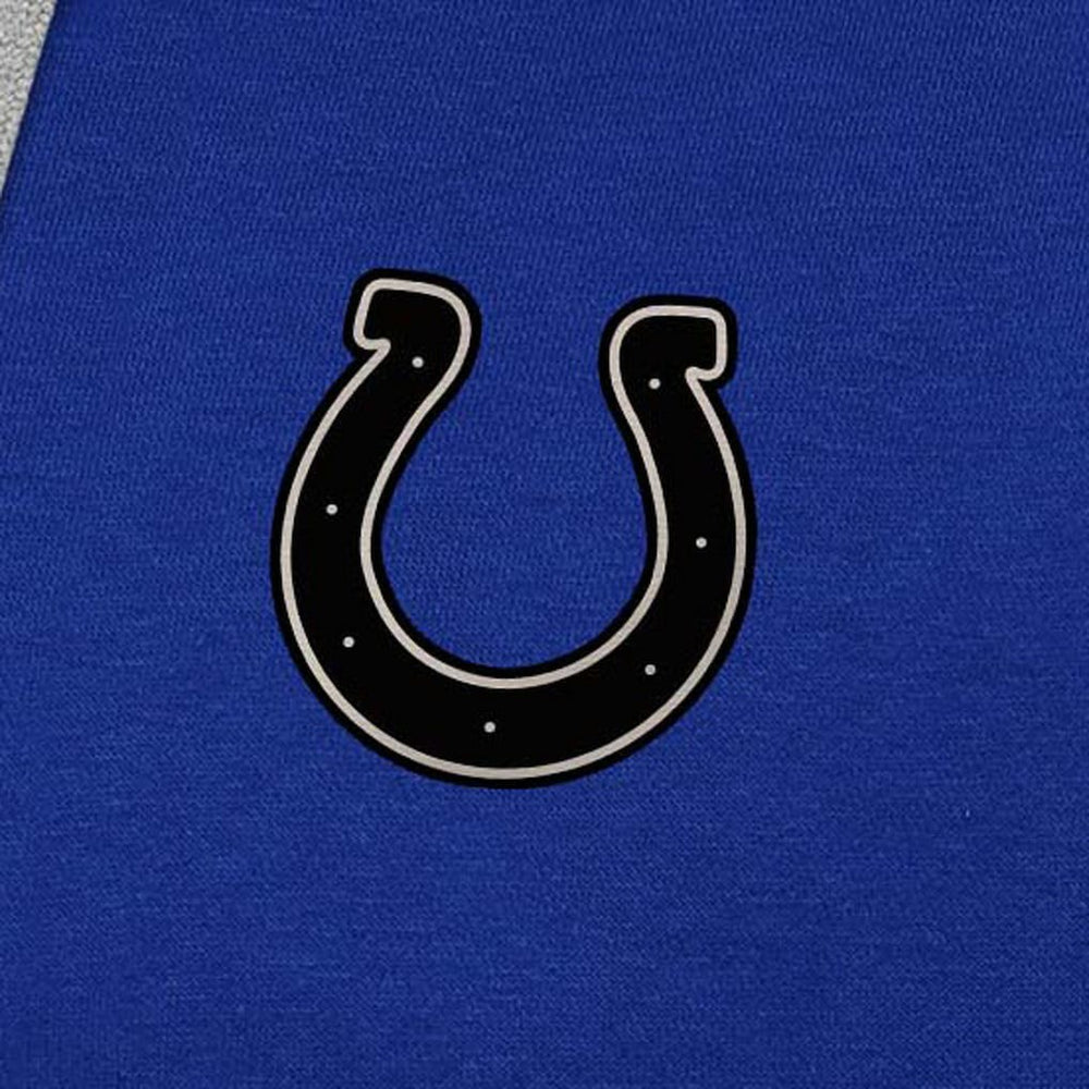 Indianapolis Colts Antigua Brushed Carbon Victory Pullover Hoodie Royal