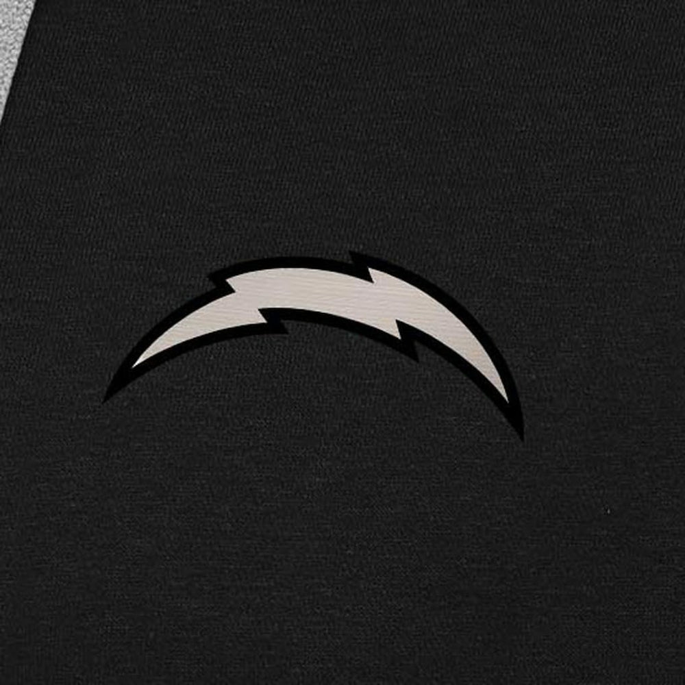Los Angeles Chargers Antigua Brushed Carbon Victory Pullover Hoodie Black