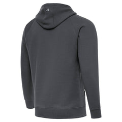 Minnesota Vikings Antigua Brushed Carbon Victory Pullover Hoodie Charcoal
