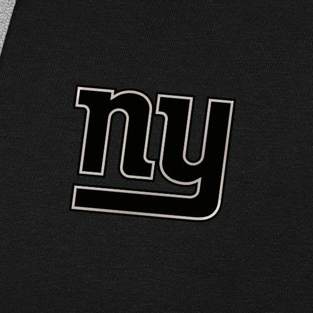 New York Giants Antigua Brushed Carbon Victory Pullover Hoodie Black