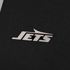 New York Jets Antigua Brushed Carbon Victory Pullover Hoodie Black