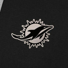 Miami Dolphins Antigua Brushed Carbon Victory Pullover Hoodie Black