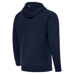 Seattle Seahawks Antigua Brushed Carbon Victory Pullover Hoodie College Navy