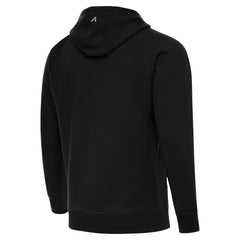 Pittsburgh Steelers Antigua Brushed Carbon Victory Pullover Hoodie Black