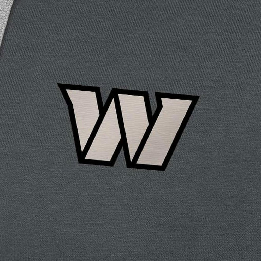 Washington Commanders Antigua Brushed Carbon Victory Pullover Hoodie Charcoal