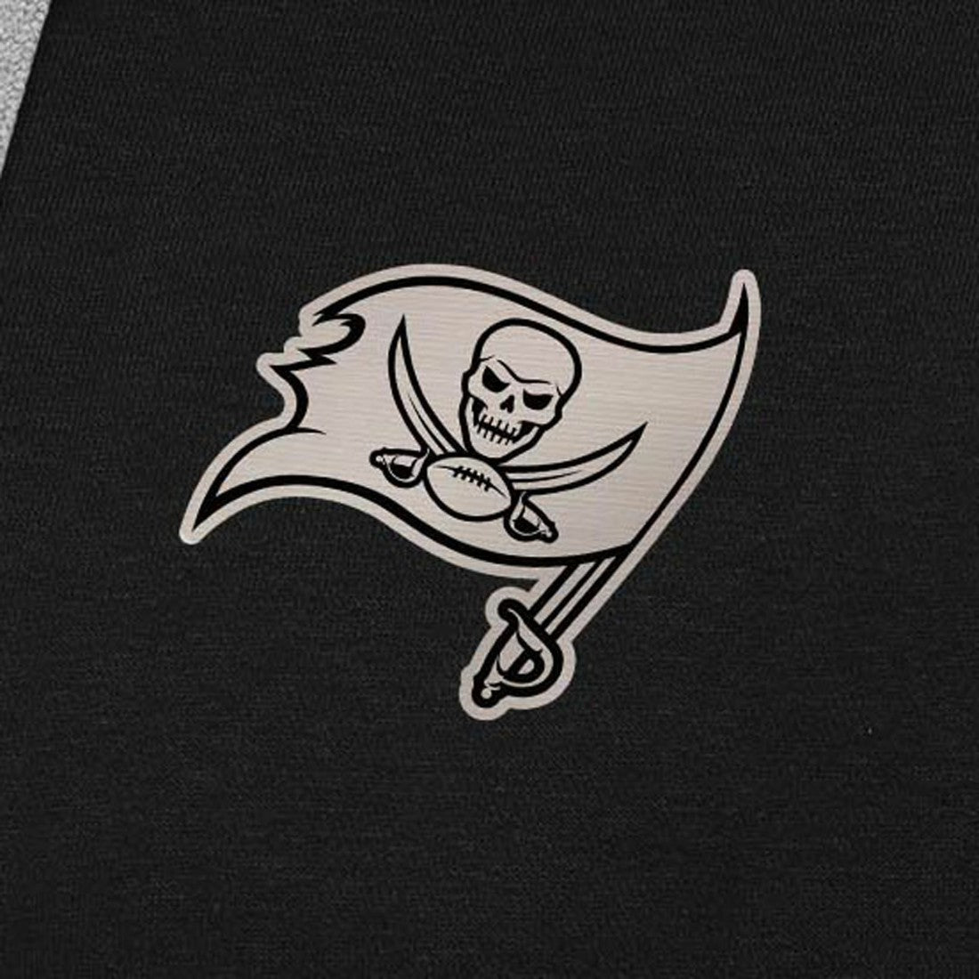 Tampa Bay Buccaneers Antigua Brushed Carbon Victory Pullover Hoodie Black