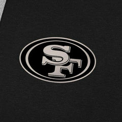 San Francisco 49ers Antigua Brushed Carbon Victory Pullover Hoodie Black