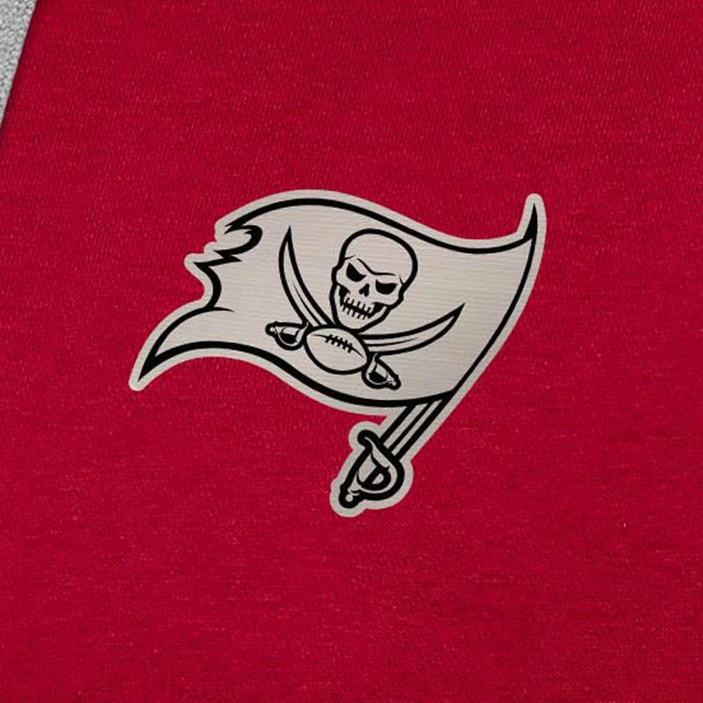 Tampa Bay Buccaneers Antigua Brushed Carbon Victory Pullover Hoodie Red