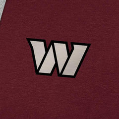 Washington Commanders Antigua Brushed Carbon Victory Pullover Hoodie Burgundy