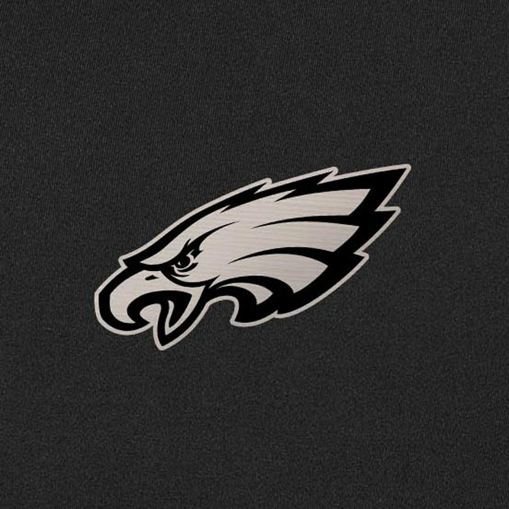 Philadelphia Eagles Antigua Content Quarter-Zip Top Charcoal