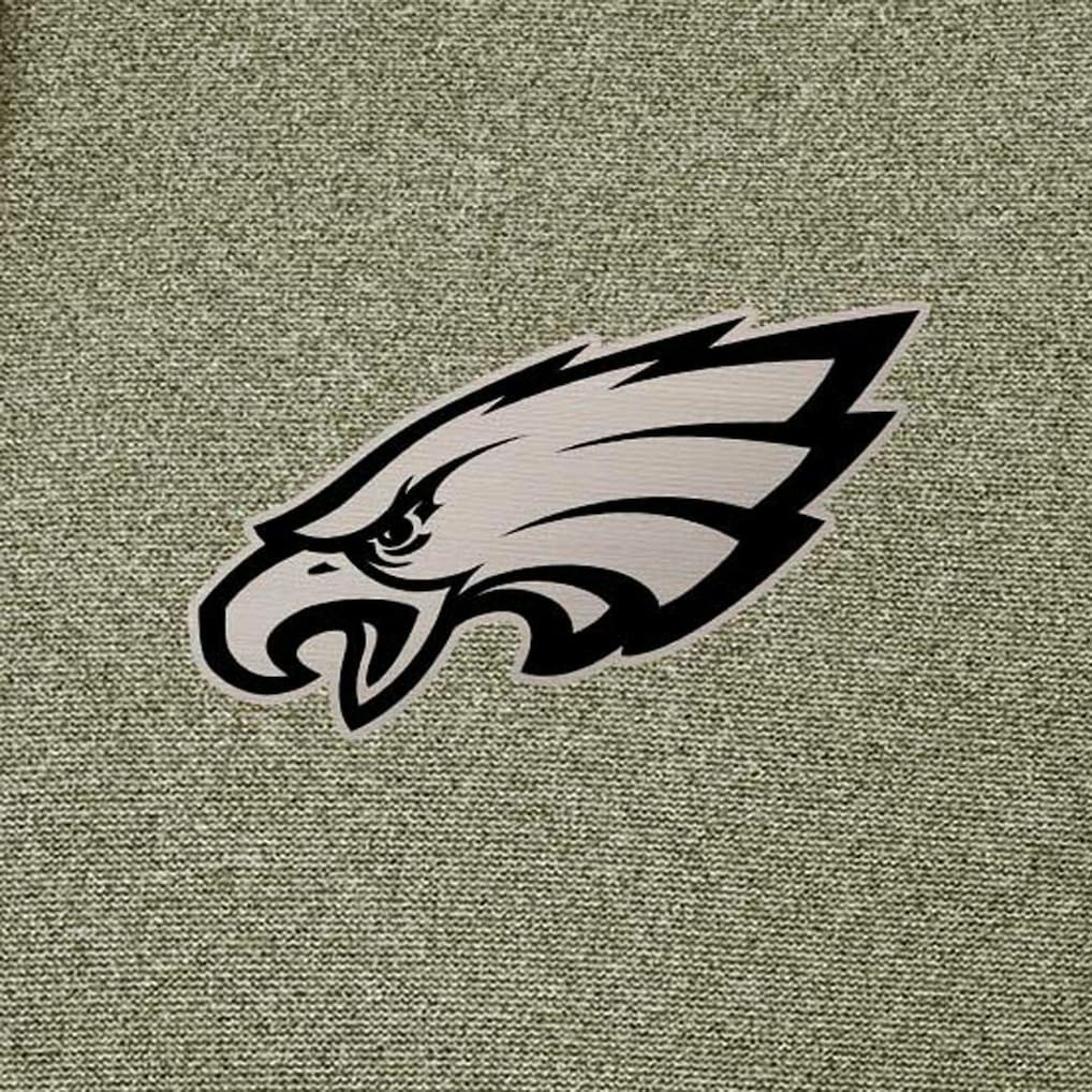 Philadelphia Eagles Antigua Effortless Full-Zip Hoodie Jacket Olive
