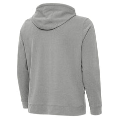 Philadelphia Eagles Antigua Effortless Full-Zip Hoodie Jacket Heather Gray