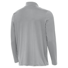 Philadelphia Eagles Antigua Reprocess Quarter-Zip Top Gray