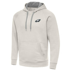 Philadelphia Eagles Antigua Victory Raglan Pullover Hoodie Cream