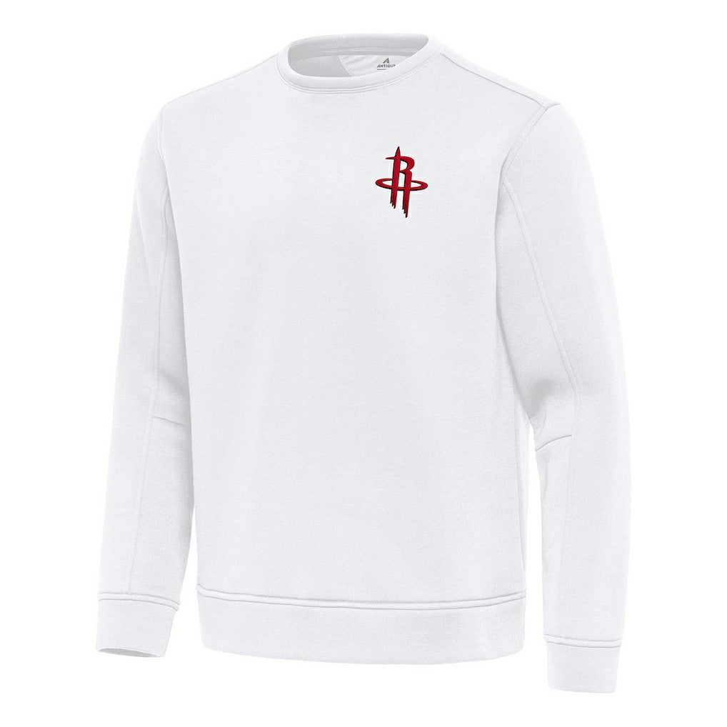 Houston Rockets Antigua Relevant Pullover Sweatshirt White