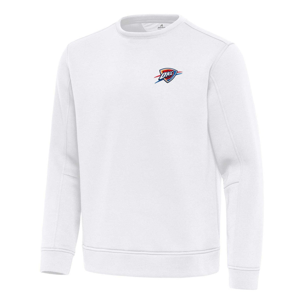 Oklahoma City Thunder Antigua Relevant Pullover Sweatshirt White