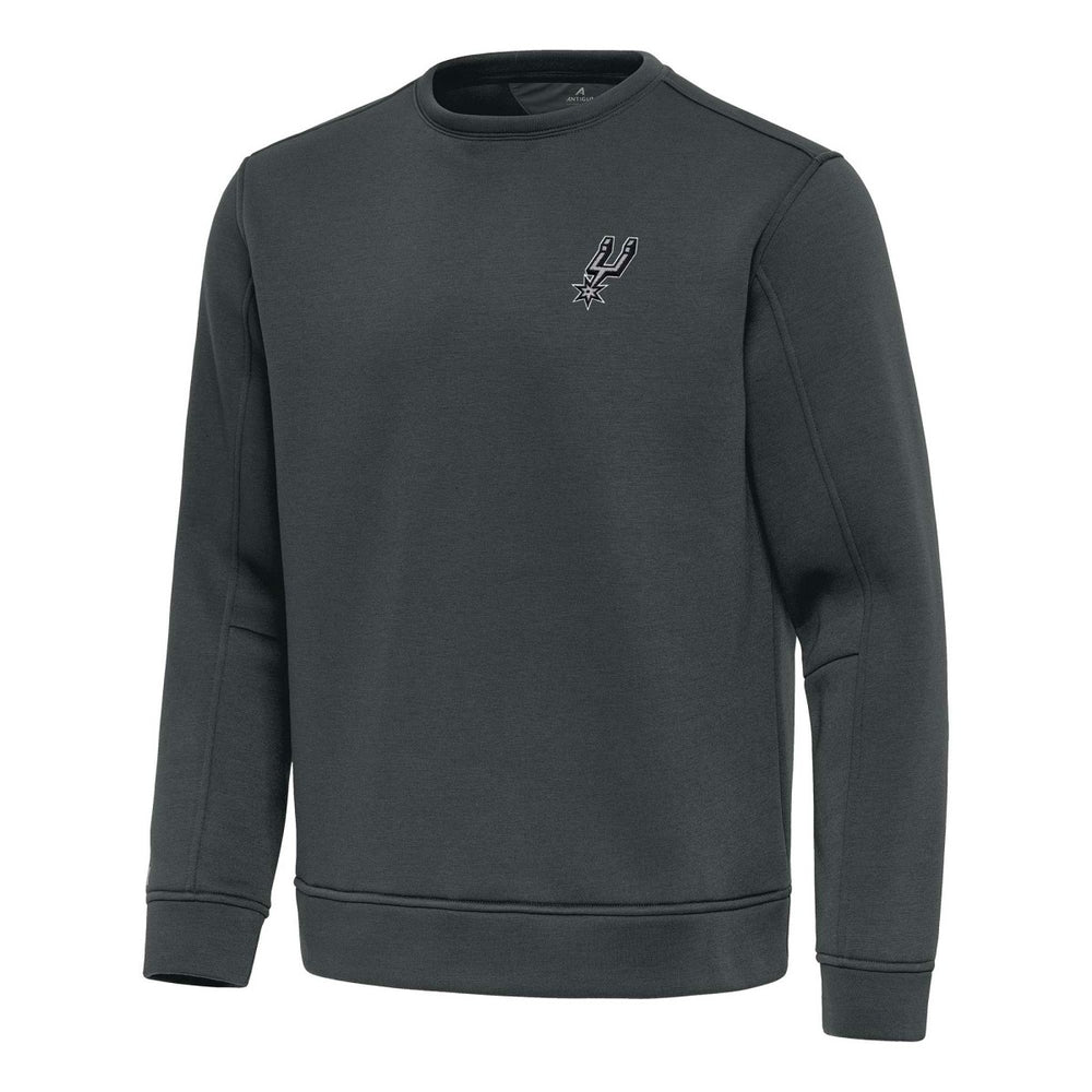 San Antonio Spurs Antigua Relevant Pullover Sweatshirt Pewter