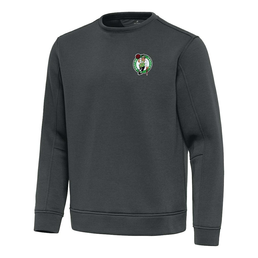 Boston Celtics Antigua Relevant Pullover Sweatshirt Pewter