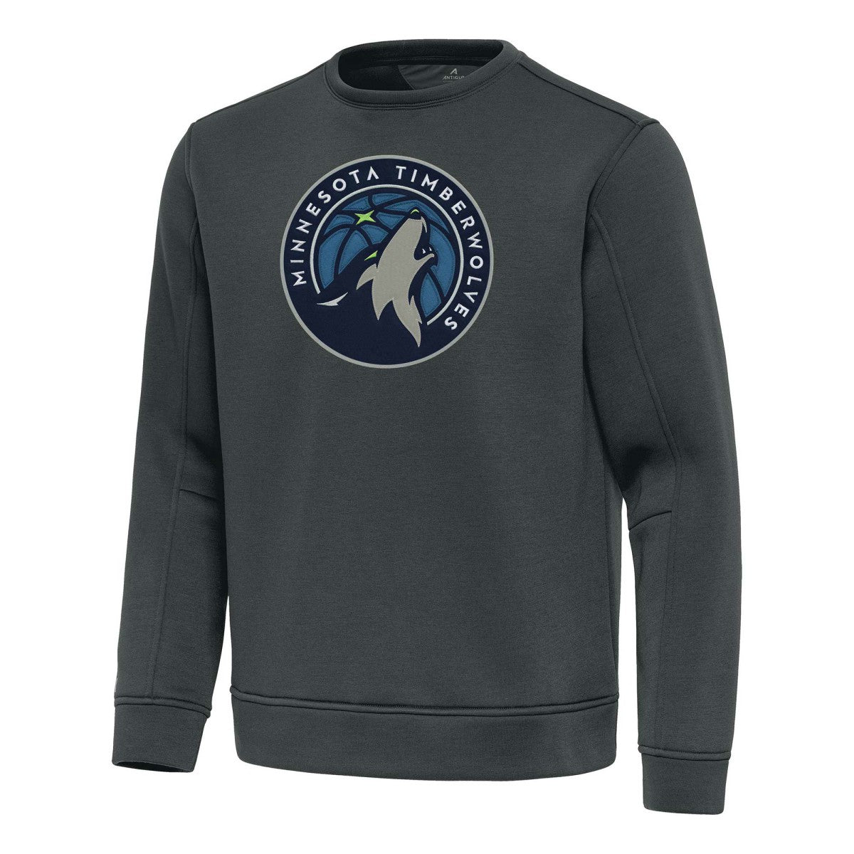 Minnesota Timberwolves Antigua Relevant Pullover Sweatshirt Pewter