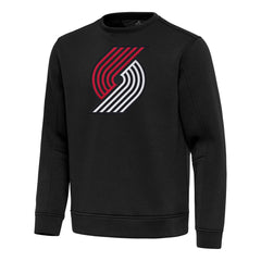 Portland Trail Blazers Antigua Relevant Pullover Sweatshirt Black