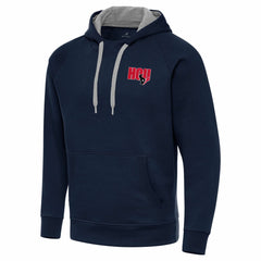Men's Houston Texans Antigua Victory Pullover Hoodie Navy