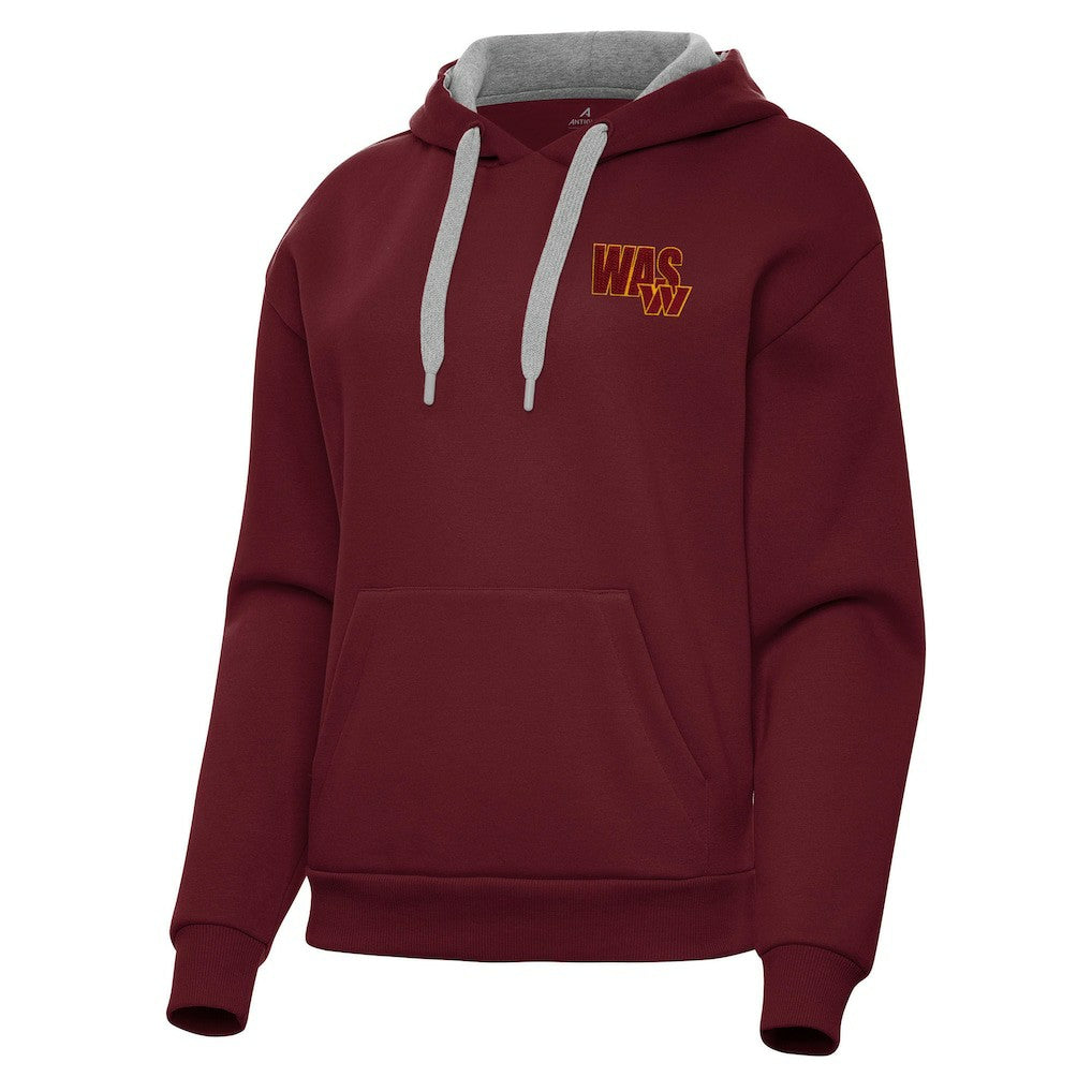 Washington Commanders Antigua Women's Victory Pullover Hoodie Burgundy