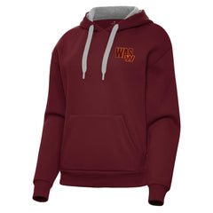 Washington Commanders Antigua Women's Victory Pullover Hoodie Burgundy