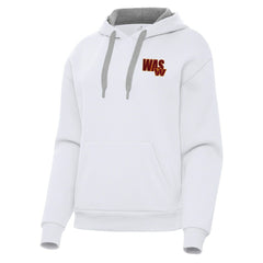 Washington Commanders Antigua Women's Victory Pullover Hoodie White