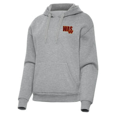 Washington Commanders Antigua Women's Victory Pullover Hoodie Heather Gray