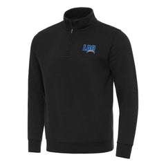 Los Angeles Chargers Antigua Men's Victory Quarter-Zip Sweatshirt Black