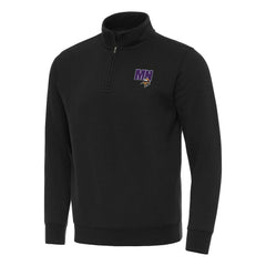 Minnesota Vikings Antigua Men's Victory Quarter-Zip Sweatshirt Black