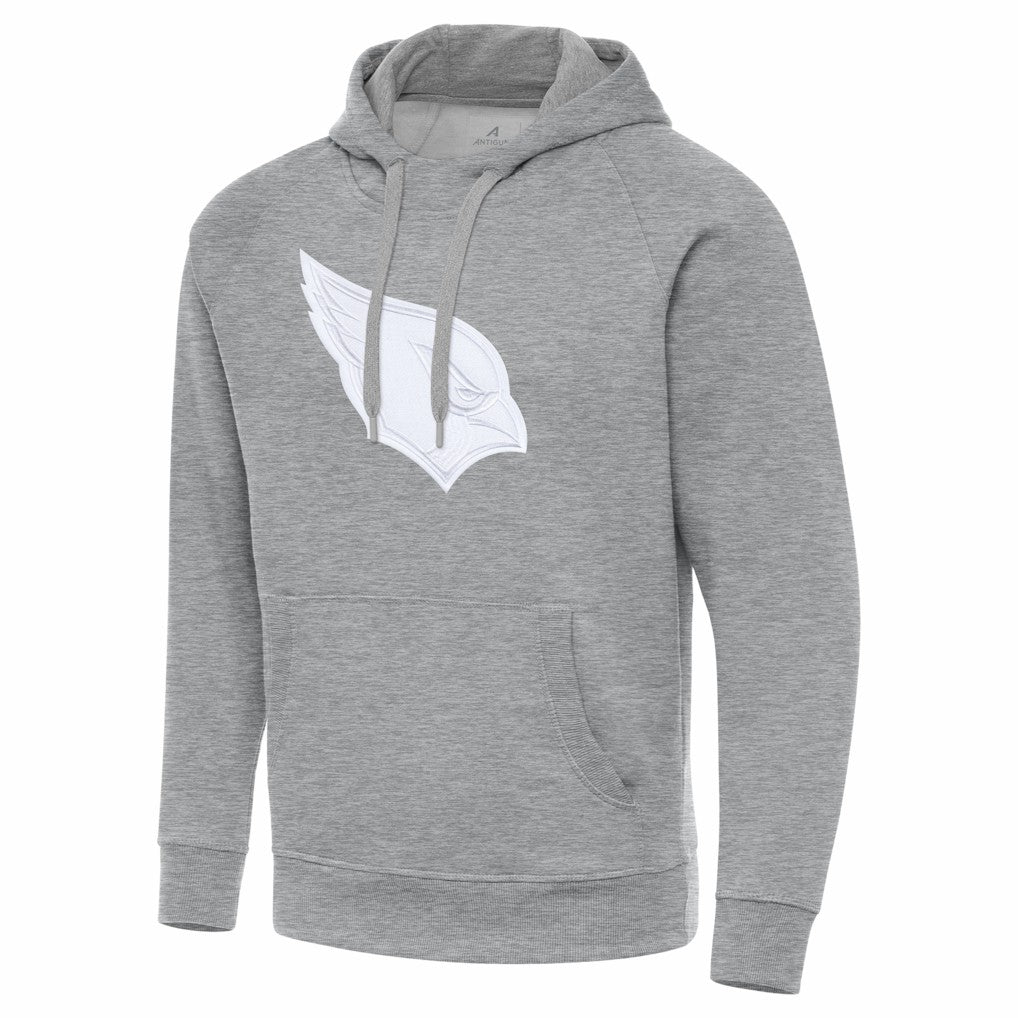 Arizona Cardinals Antigua Victory Pullover Hoodie Heather Gray