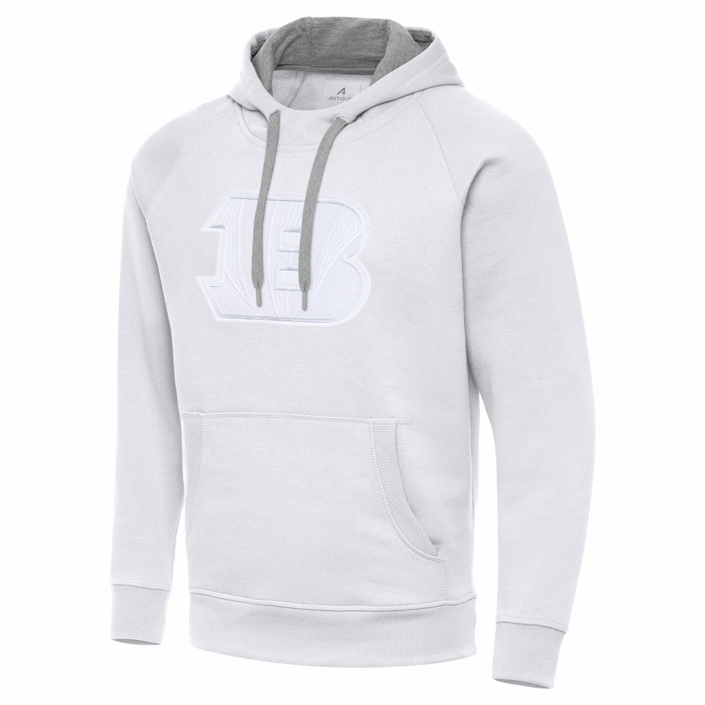 Cincinnati Bengals Antigua Victory Pullover Hoodie White