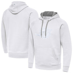 Miami Dolphins Antigua Victory Pullover Hoodie White