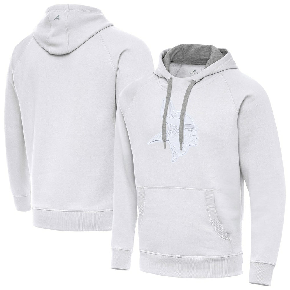 Minnesota Vikings Antigua Victory Pullover Hoodie White