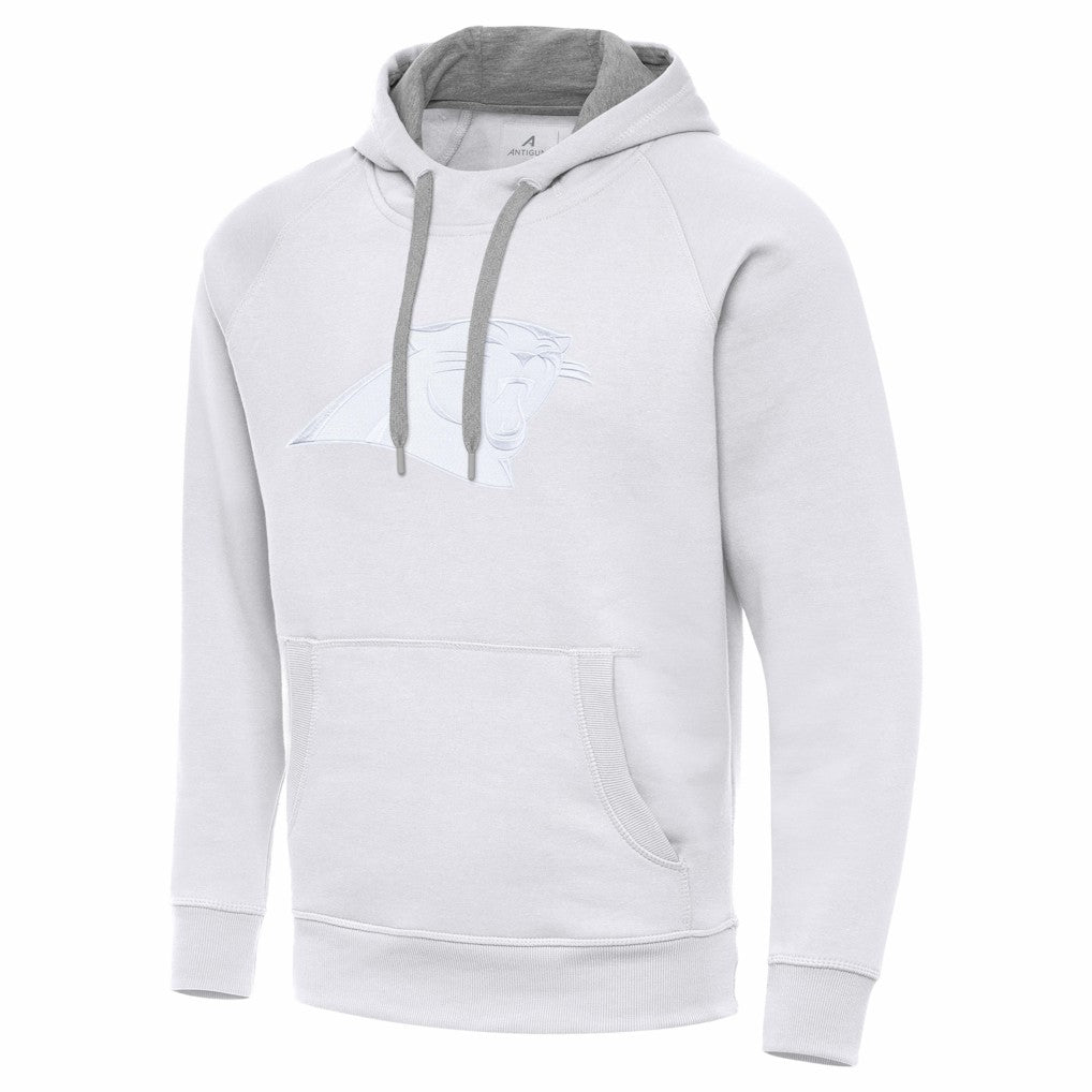 Carolina Panthers Antigua Victory Pullover Hoodie White