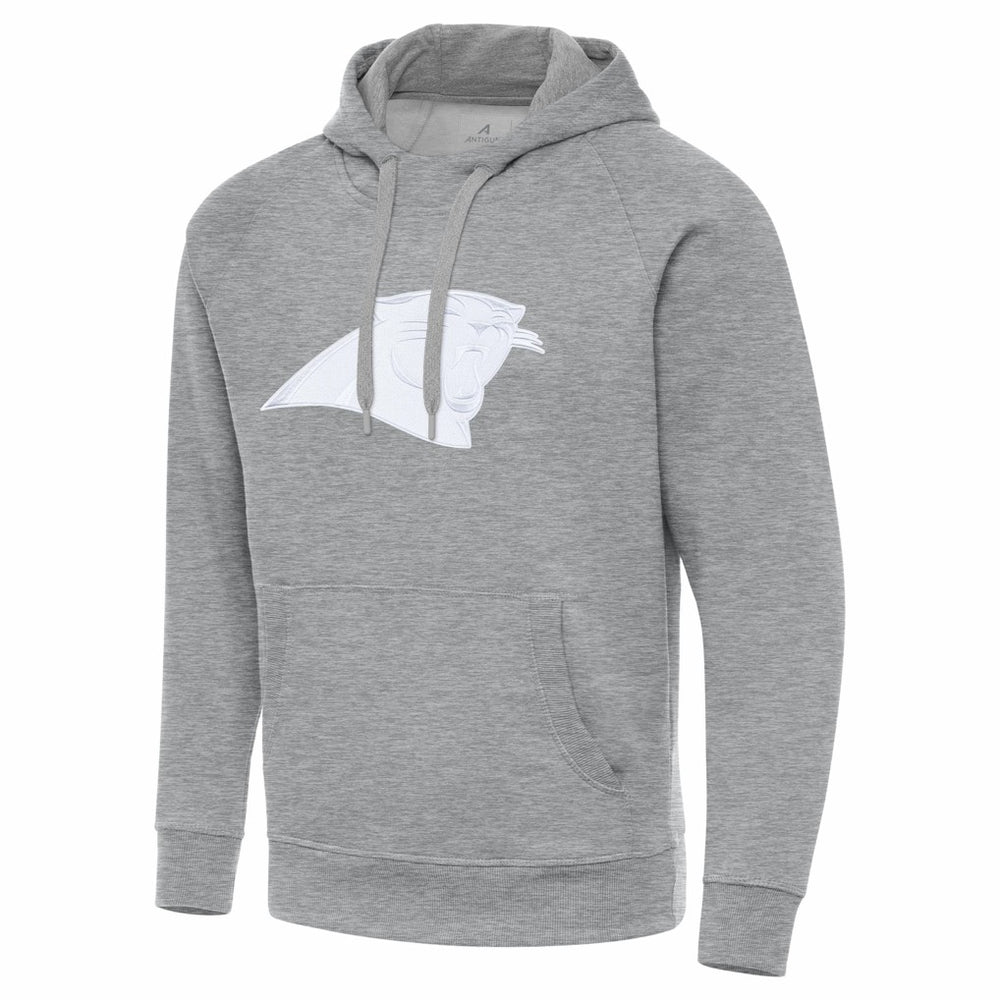 Carolina Panthers Antigua Victory Pullover Hoodie Heather Gray