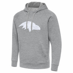 Baltimore Ravens Antigua Victory Pullover Hoodie Heather Gray